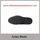 Wholesale China Made Glossy Mirror Leather  Army Rank Officer Shoes