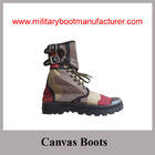 Wholesale China Made Camouflage Military Canvas Boots For Fireman