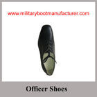 Wholesale China Full Grain Leather Togo Army Officer Shoes with Leather Outsole