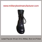 Wholesale China made Latest African Army Police Worn Military Tactical Combat Jungle Officer DMS Cement  Boot Shoes